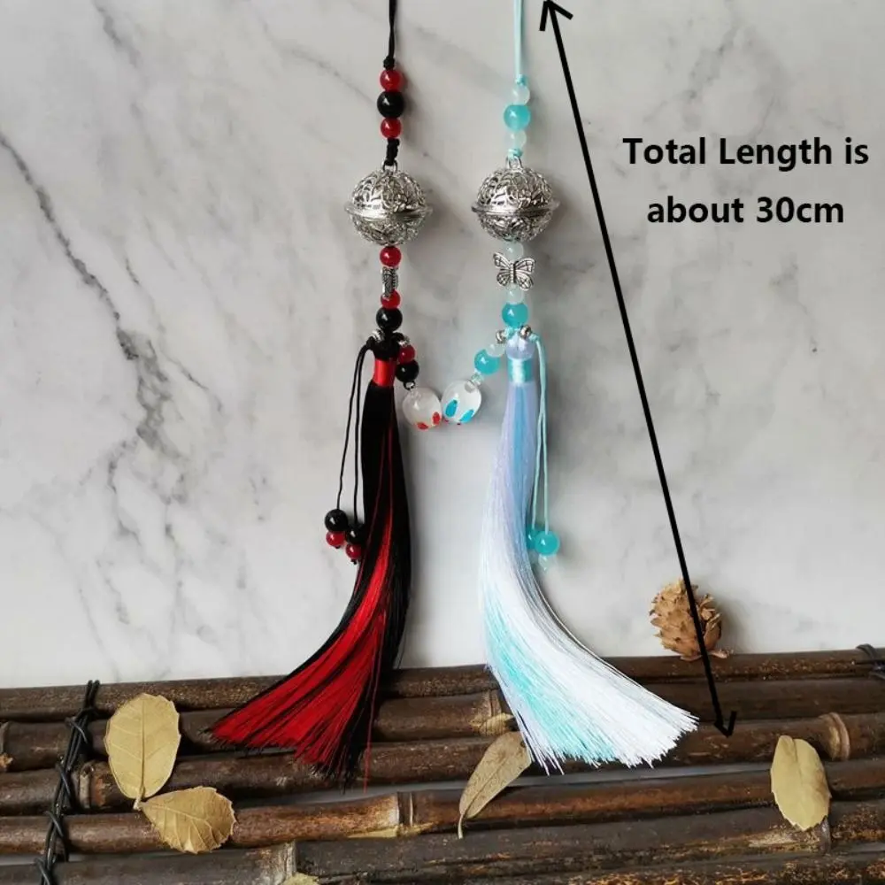 Mo Dao Zu Shi Anime Keychain Cosplay Prop Wei Wuxian Waist Tassel Bells Bag Pendant TV Series Tassel Pendant Ornament
