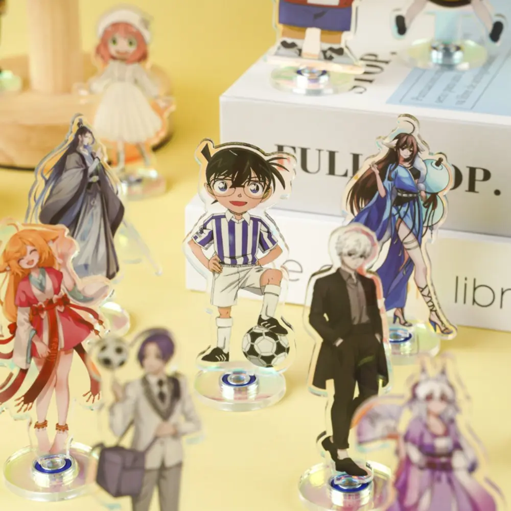 NEW Blue Lock Anime Peripherals Acrylic Rotating Plaque Desktop Decorative Ornaments Stand Acrylic Figure Fans Collect Gifts