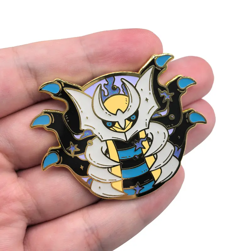 Cute Monster Hard Enamel Pin Metal Lapel Pins Badges on Backpack Women's Brooch Clothes Jewelry Cosplay Accessories Toys Gift