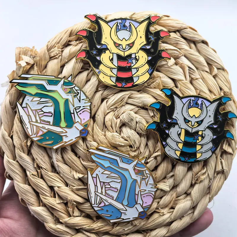 Cute Monster Hard Enamel Pin Metal Lapel Pins Badges on Backpack Women's Brooch Clothes Jewelry Cosplay Accessories Toys Gift