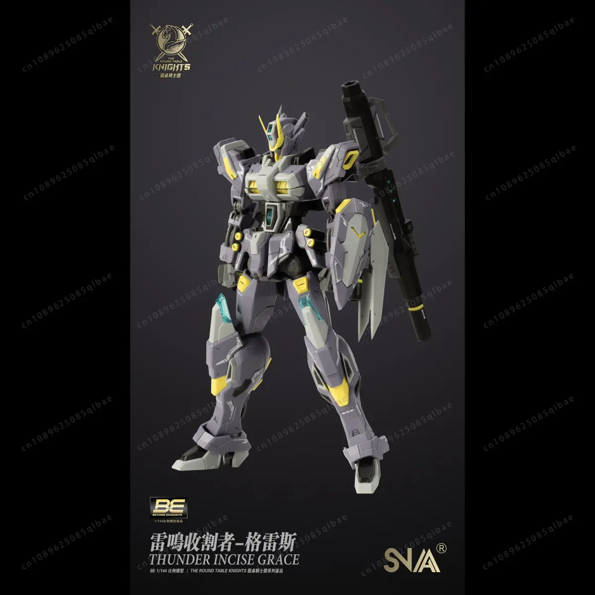 Snaa Model Hg 1/144 Thunder Incise Grace Assembly Model Movable Joints High Quality Collectible Robot Kits Models Kids Gift
