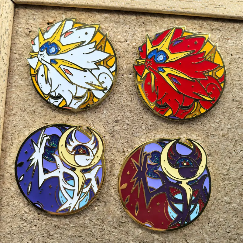 Cute Monster Hard Enamel Pin Metal Lapel Pins Badges on Backpack Women's Brooch Clothes Jewelry Cosplay Accessories Toys Gift