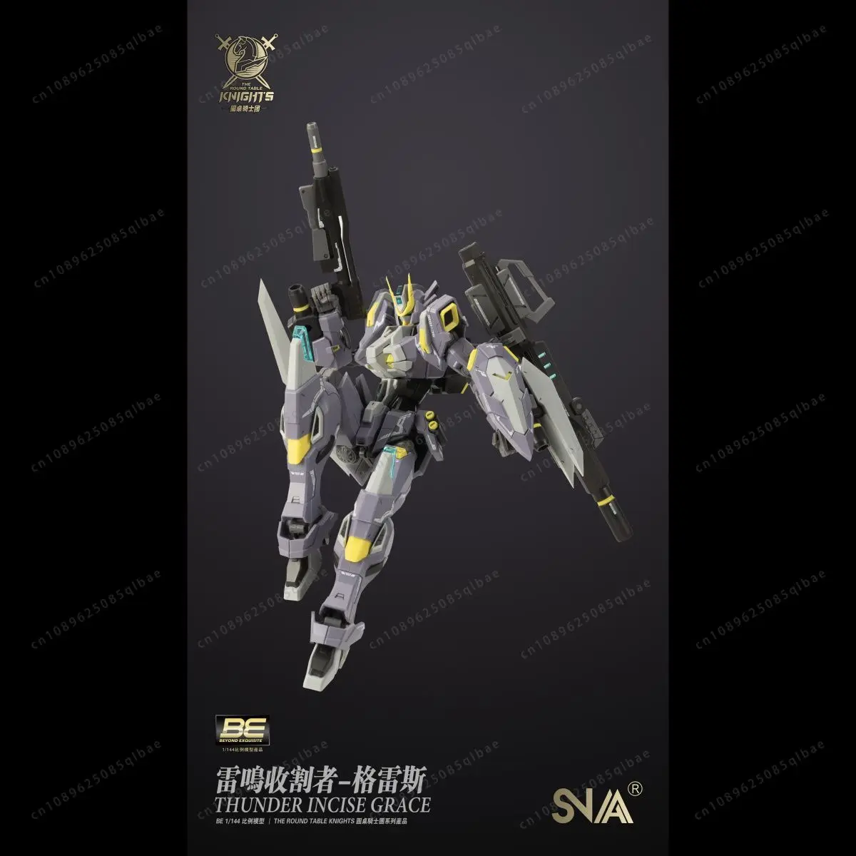 Snaa Model Hg 1/144 Thunder Incise Grace Assembly Model Movable Joints High Quality Collectible Robot Kits Models Kids Gift