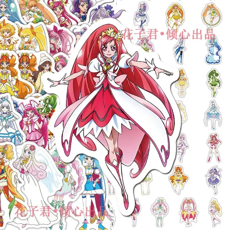 65 Pcs Cartoon Pretty Cure Suitcase Water Cup Stationery Mobile Phone Car Scooter Laptop Refrigerator Decoration DIY Sticker