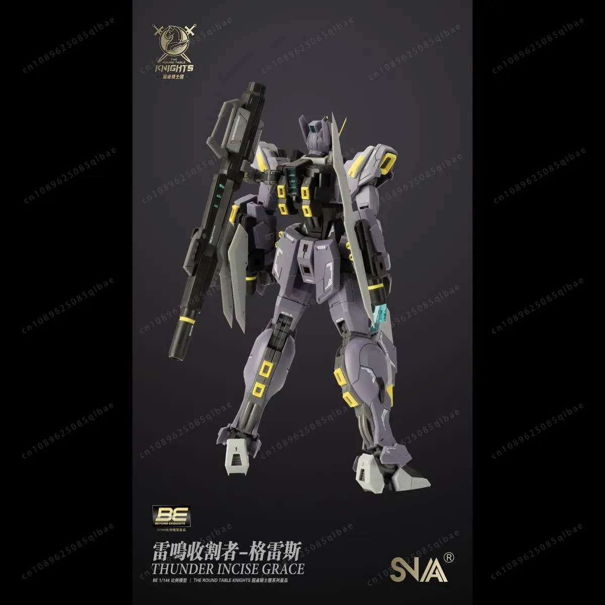 Snaa Model Hg 1/144 Thunder Incise Grace Assembly Model Movable Joints High Quality Collectible Robot Kits Models Kids Gift