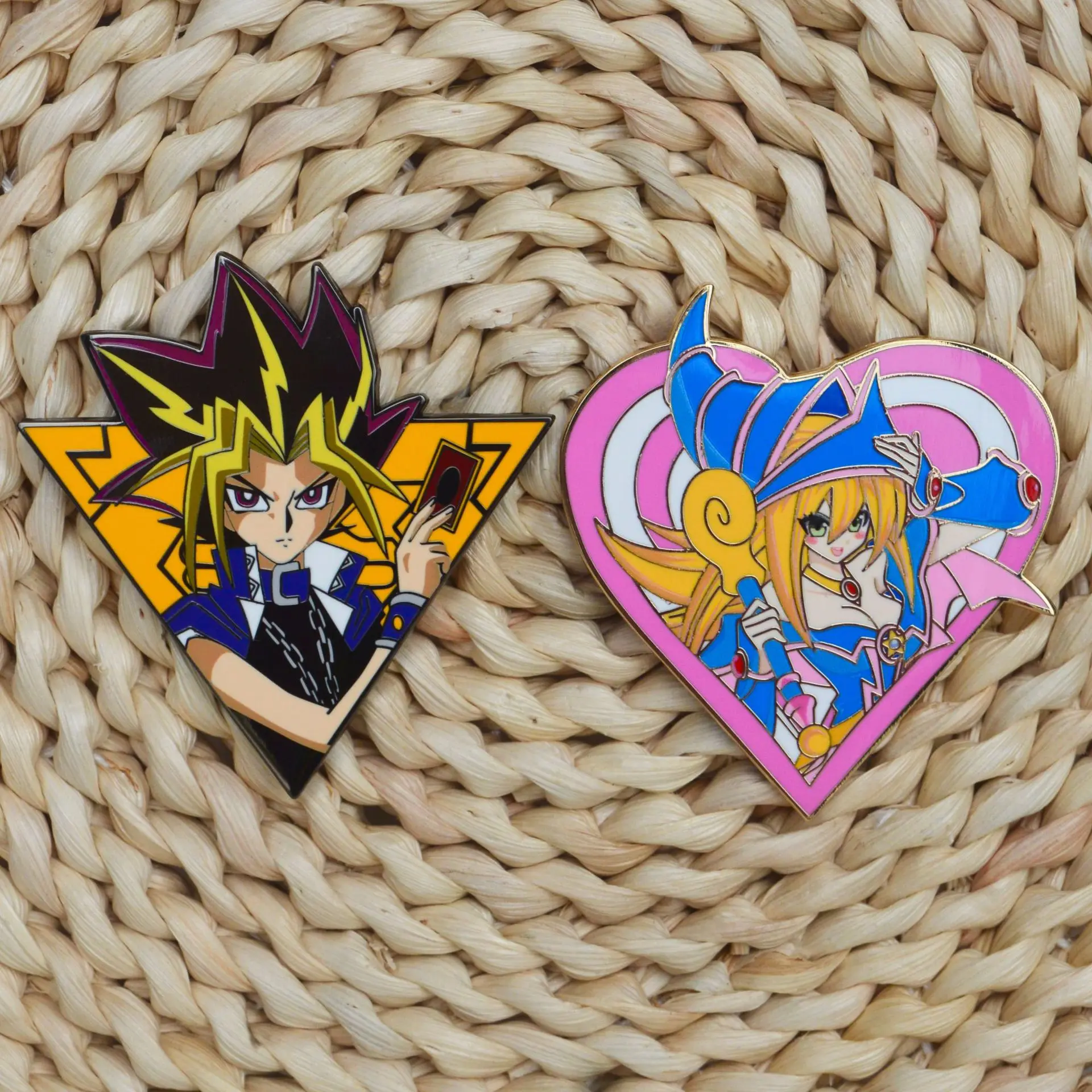 Japanese Card Anime Hard Enamel Pin Manga Brooches Badges Lapel Pins for Backpack Jewelry Cosplay Accessories Fans Gift Toys