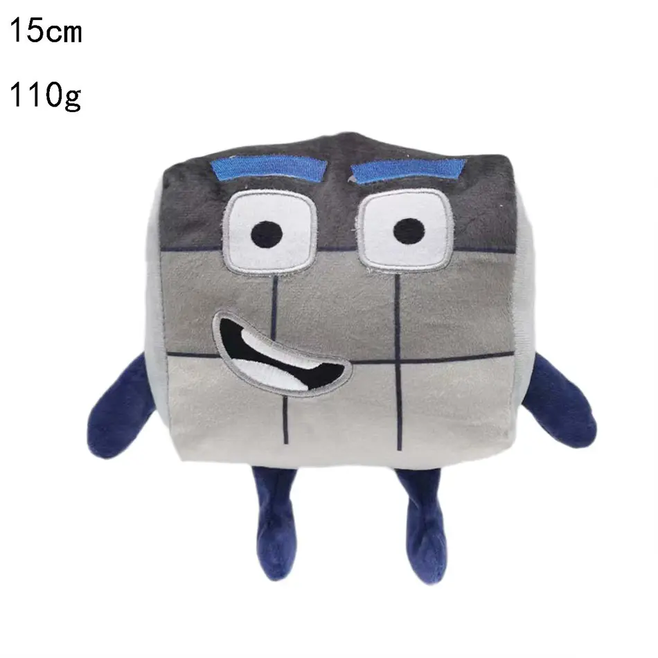 Cartoon Number Plush Doll Toys Educational Stuffed Movie Anime Kids Early Childhood Birthday Christmas Gift