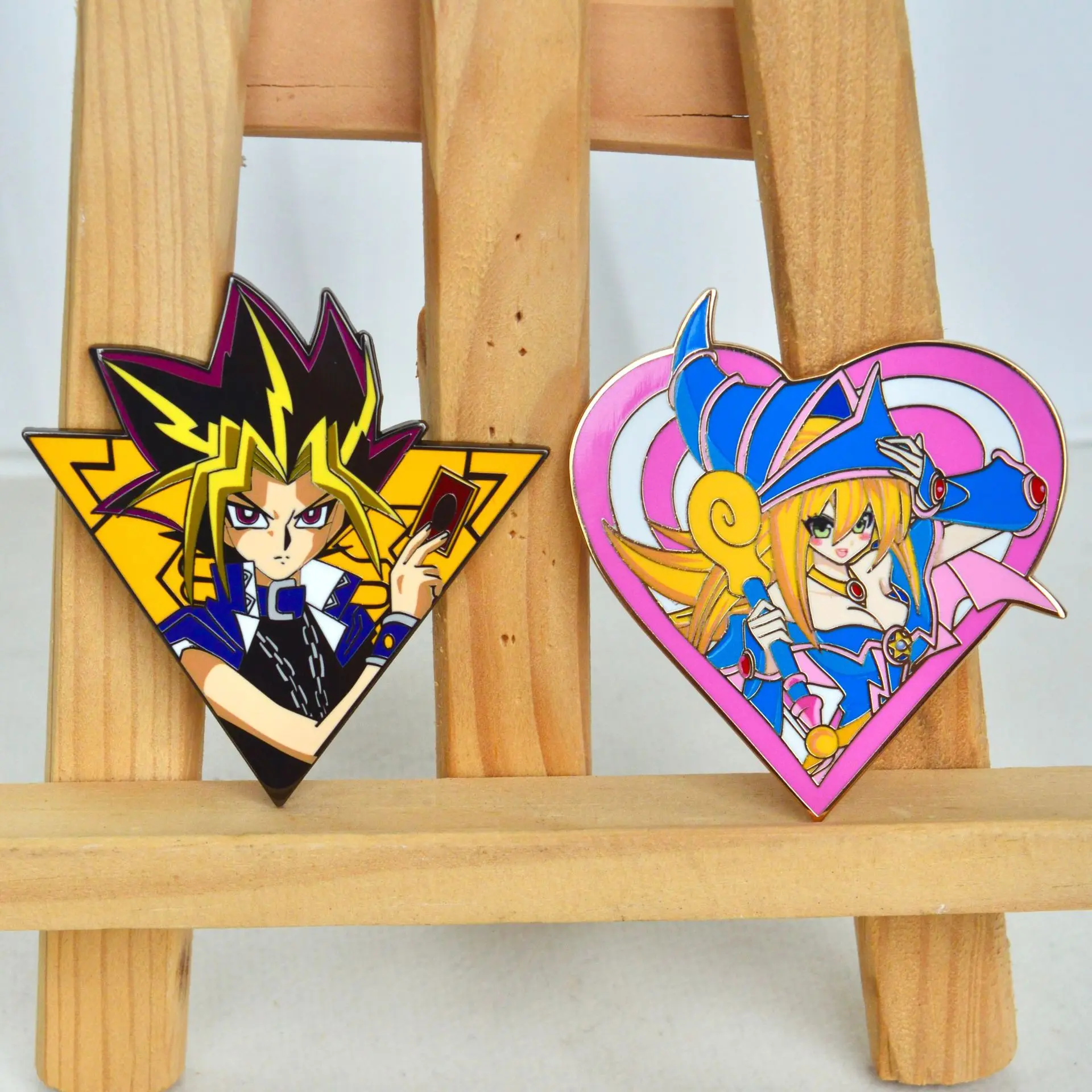 Japanese Card Anime Hard Enamel Pin Manga Brooches Badges Lapel Pins for Backpack Jewelry Cosplay Accessories Fans Gift Toys