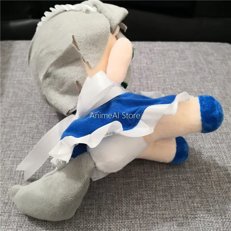 28cm Touhou Project Inu Sakuya Plush Doll Izayoi Sakuya Stuffed Pillow Cosplay Model Toy for Gift