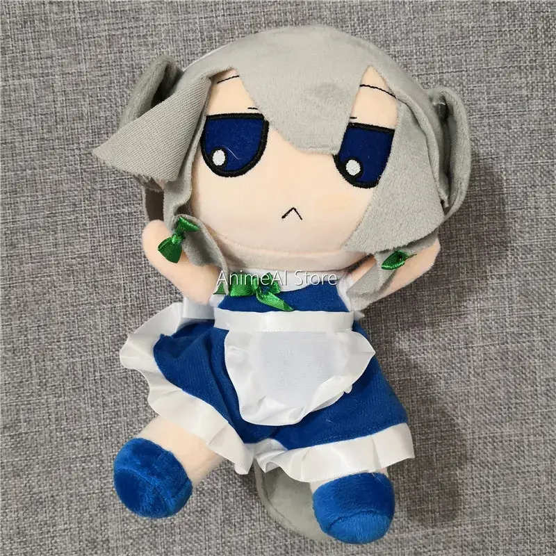 28cm Touhou Project Inu Sakuya Plush Doll Izayoi Sakuya Stuffed Pillow Cosplay Model Toy for Gift