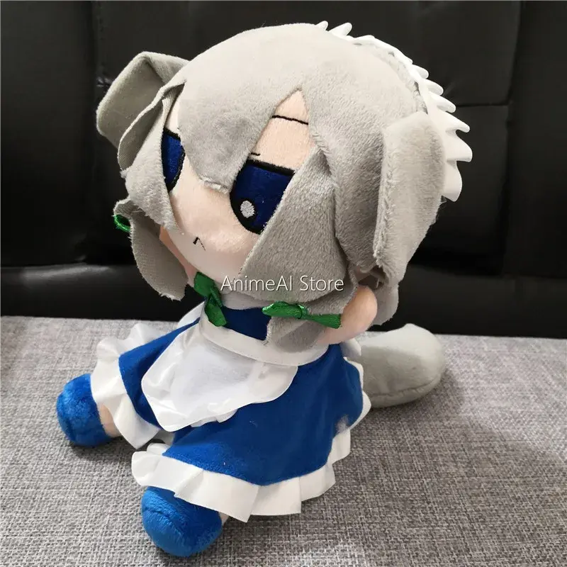 28cm Touhou Project Inu Sakuya Plush Doll Izayoi Sakuya Stuffed Pillow Cosplay Model Toy for Gift