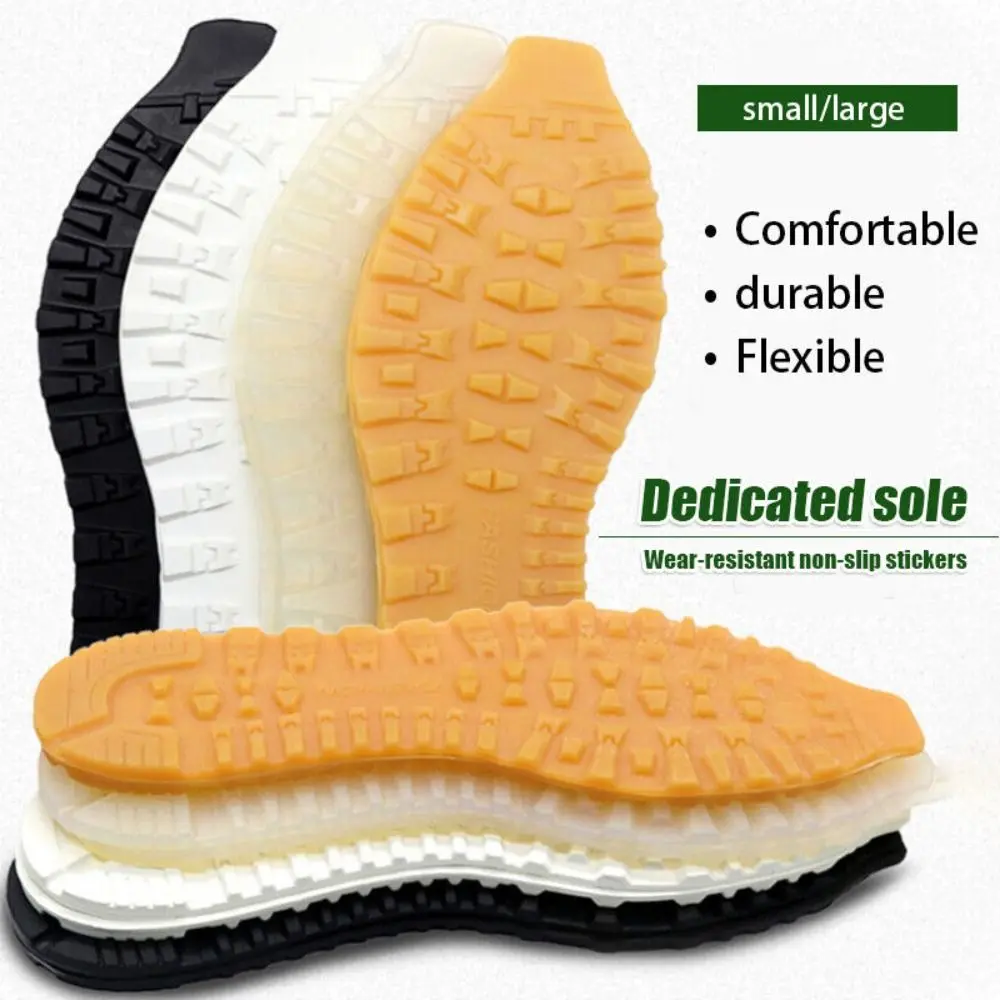 New Cow Tendon Rubber DIY Replacement Sole Anti-Slip Anti-wear Sport Shoe Repair Thick Grip Rubber Pads Shoe