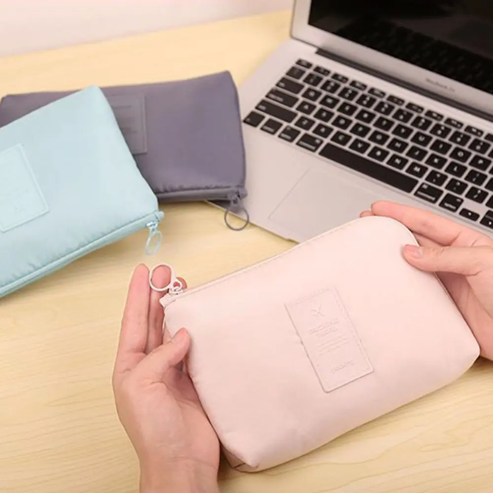 Travel Cable Organizer Bag Waterproof Makeup Kit Mobile Bag Cases Digital Devices USB Gadget Line Data Cable Organizer