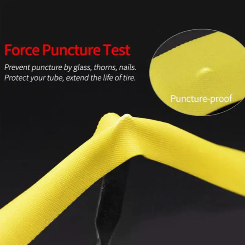 2pcs Bicycle Rim Strip Tire Liner Inner Tube Protector PVC Rim Tape For 700C 26 27.5 29 Inch MTB Road Bike Anti-Stab Tire Pad