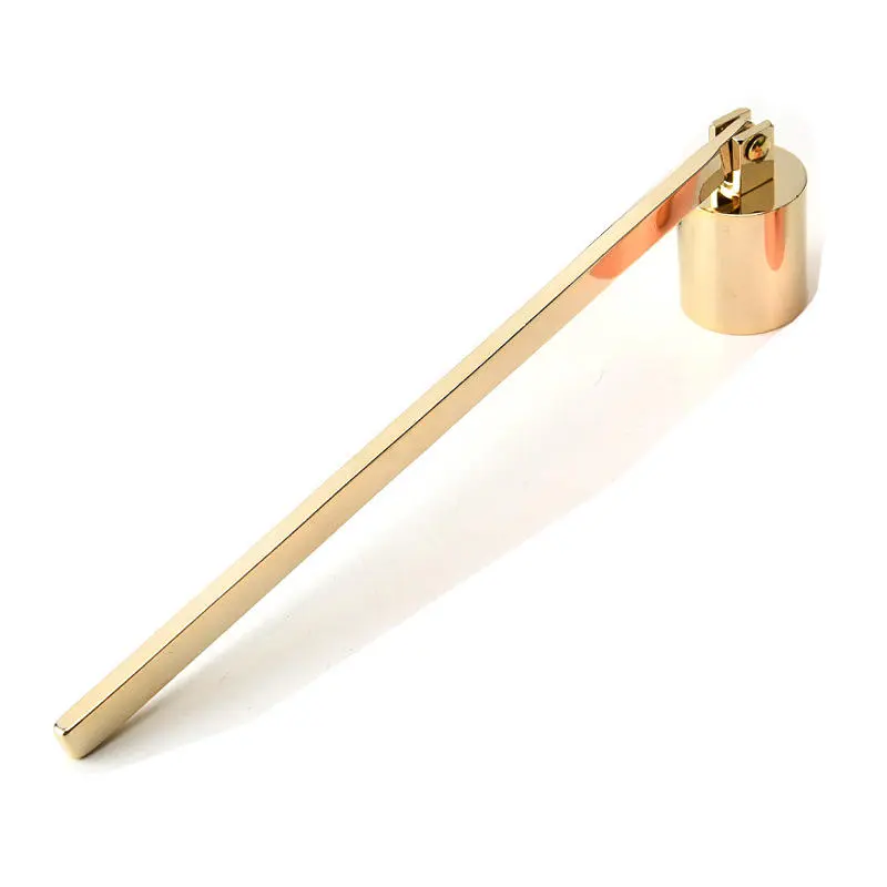 1PCS Stainless Steel Candle Fire Extinguisher Home Long Handle Candle Snuffer Retro Decorative Candle Aromatherapy Candle Shade