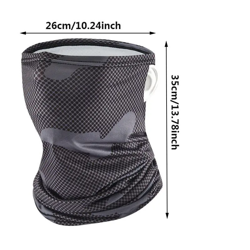 Ice Silk Face Cover Mask UV Protection Scarf Neck Tube Quick-drying Outdoor Fishing Cycling Magic Motorcycle Breathable Bandana