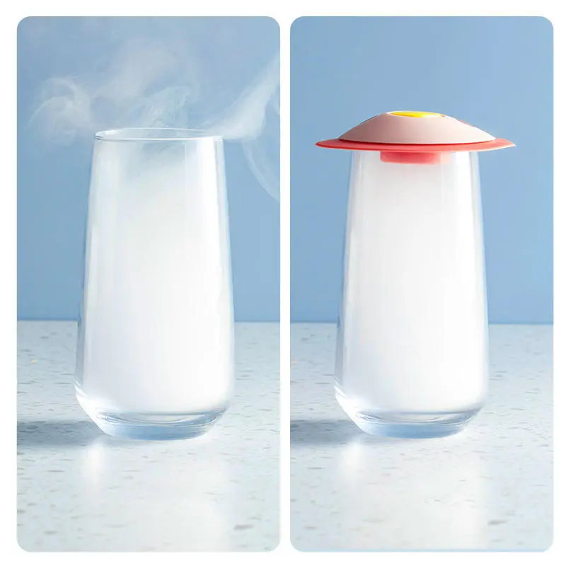 Kitchen Anti-odor Floor Drain Press Filter Bathroom Toilet Anti-clogging Silicone Flying Saucer Bouncing Floor Drain Cover