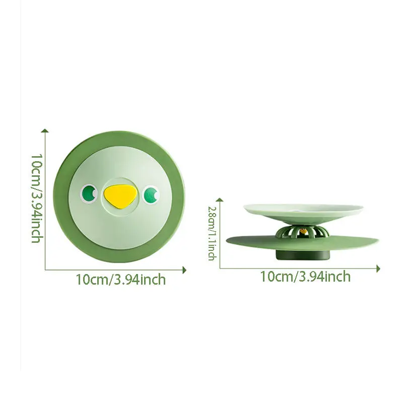 Kitchen Anti-odor Floor Drain Press Filter Bathroom Toilet Anti-clogging Silicone Flying Saucer Bouncing Floor Drain Cover