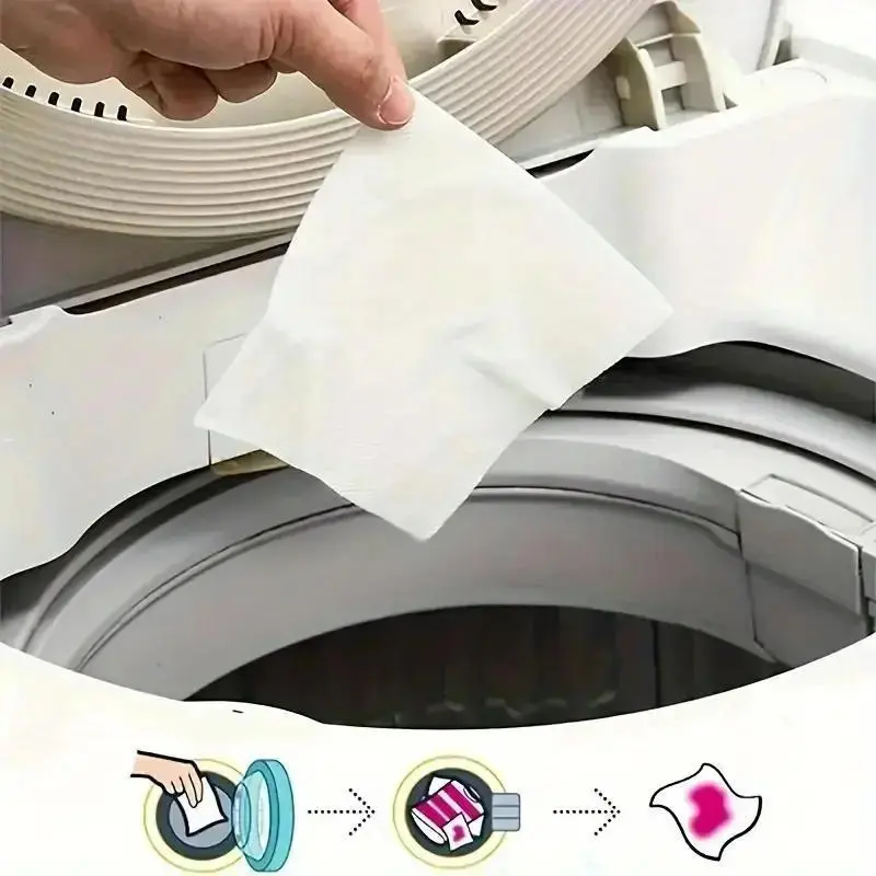 Laundry Color Absorbing Paper Anti-dyeing Laundry Tablets For Washing Machine Clean Clothes Color Catcher Sheets 40/80/120PCS