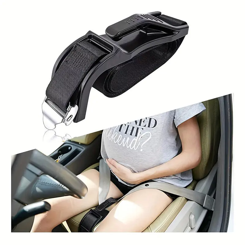 Comfort Safety for Maternity Moms Belly Protect Unborn Baby Pregnant Woman Driving Safe Belt Pregnant Car Seat Belt Adjuster