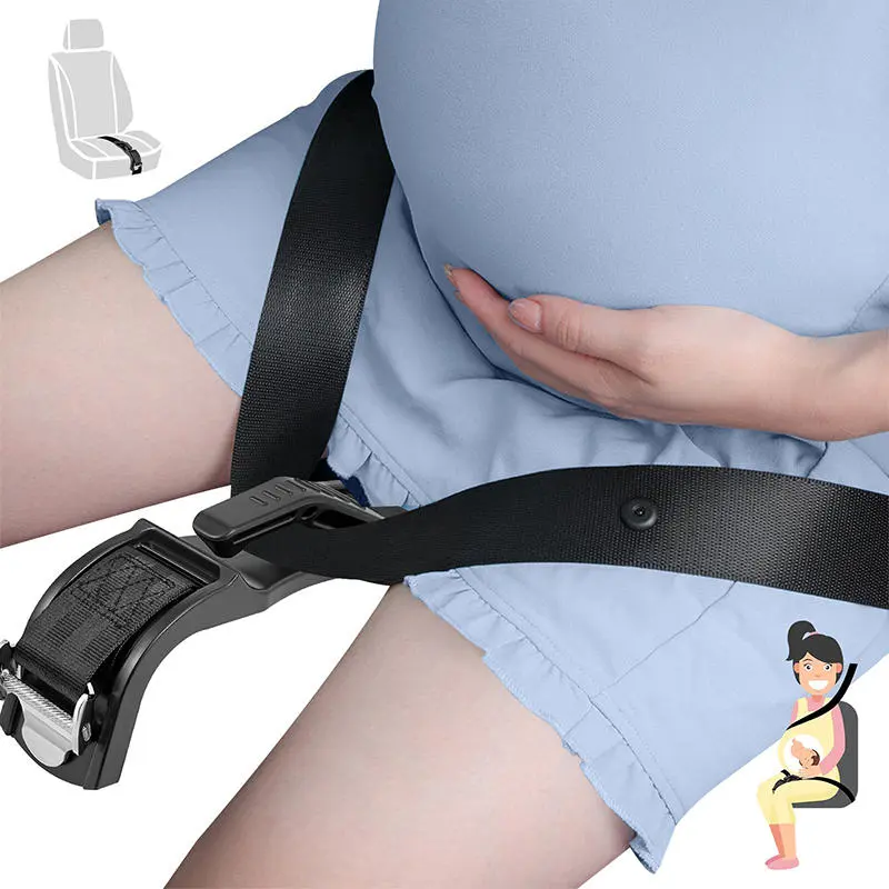 Comfort Safety for Maternity Moms Belly Protect Unborn Baby Pregnant Woman Driving Safe Belt Pregnant Car Seat Belt Adjuster