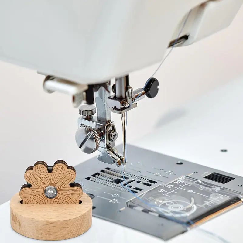 Thread Cutter for Quilting Sewing,Tabletop Yarn Cutter with Blade Saver,Thread Cutting Tools with Anti-slip Stand for Sewing Sea