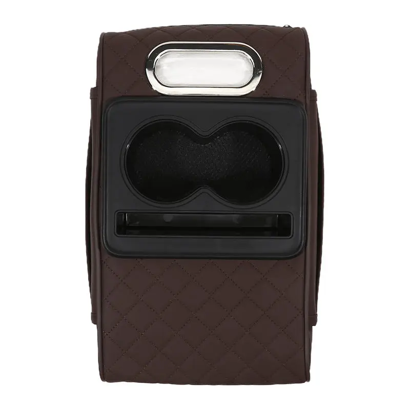 Cup Holder Armrest Heightening Cushion Side Storage Pockets Tissue Box Car Console Console Pillow Anti-slip Waterproof