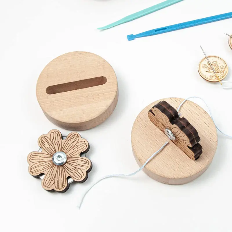 Thread Cutter for Quilting Sewing,Tabletop Yarn Cutter with Blade Saver,Thread Cutting Tools with Anti-slip Stand for Sewing Sea