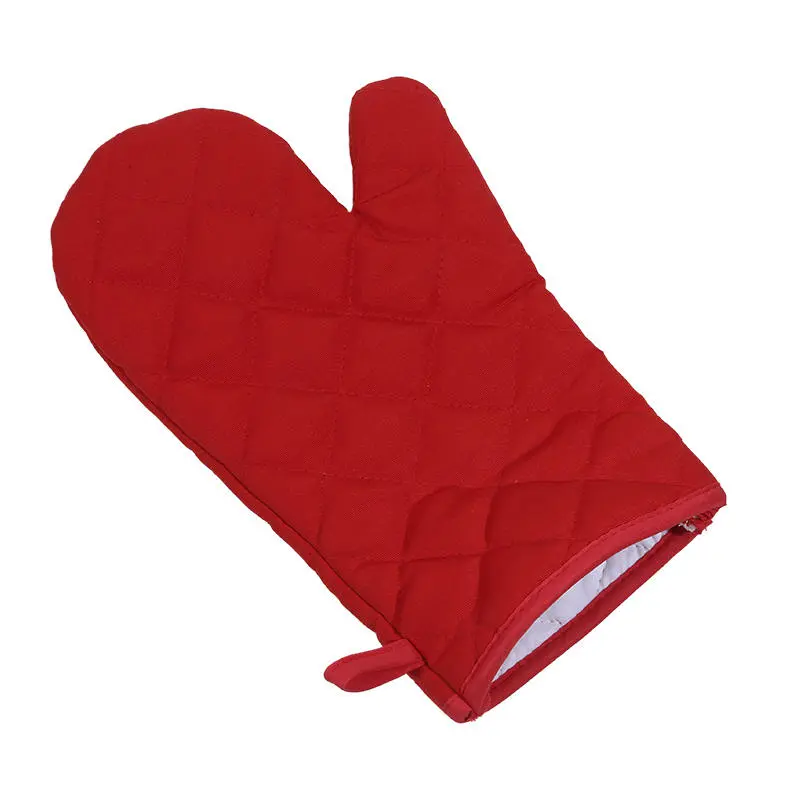 1PCS Household Oven Gloves Pot Holder Set Thickened Heat Resistant Gloves and Heat Insulation Pad Non-Slip Kitchen Gadgets BBQ