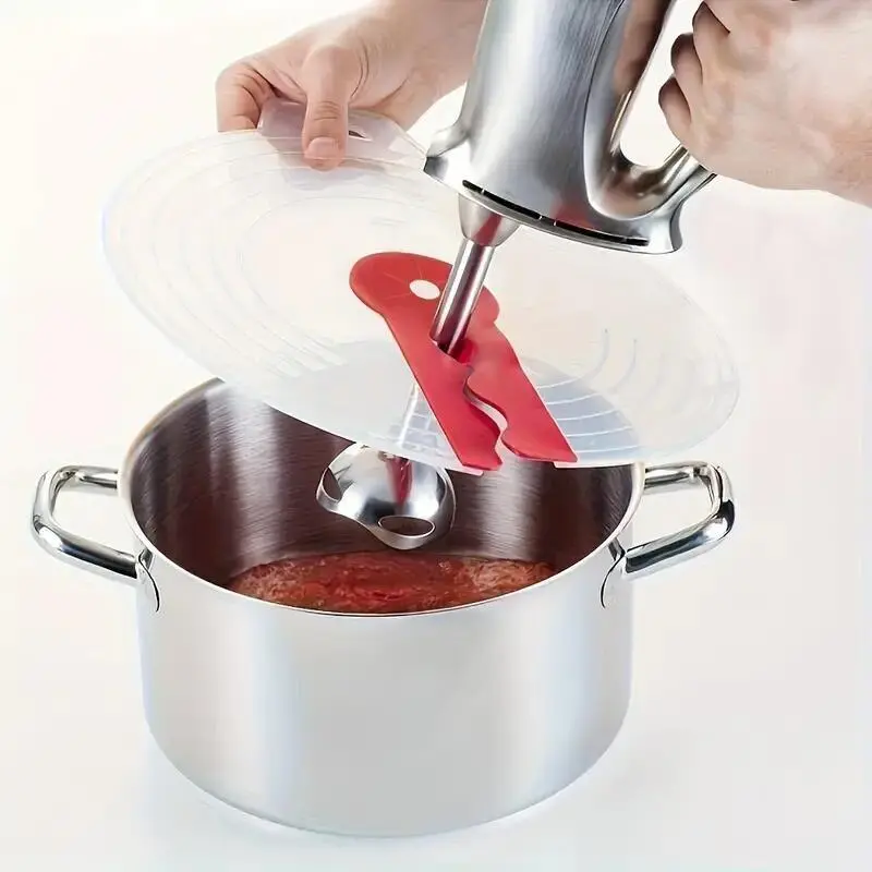 1/2/3pcs Beat Eggs Mixer Cover Mixer Splatter Guard Whisk Mixing Bowl Lid Silicone Anti Splash Cover Cooking Supplies  Kitchen