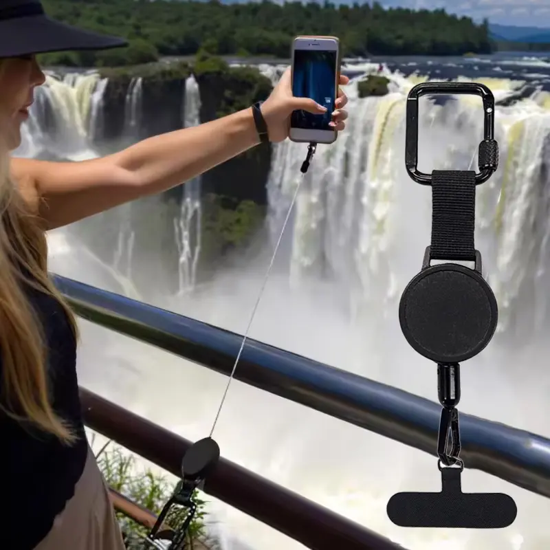 Outdoor Anti-Theft Phone Holder Cellphone Lanyard Strap Smartphone Safety Tether with Belt Clip Cellphone Lanyard for Travel