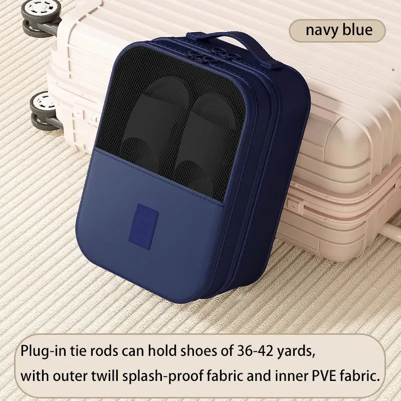 Portable Travel Shoe Storage Box Car Dedicated Dustproof Sandal Organizer Box Shoe Accessory for Easy Shoe Organization