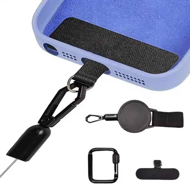 Outdoor Anti-Theft Phone Holder Cellphone Lanyard Strap Smartphone Safety Tether with Belt Clip Cellphone Lanyard for Travel