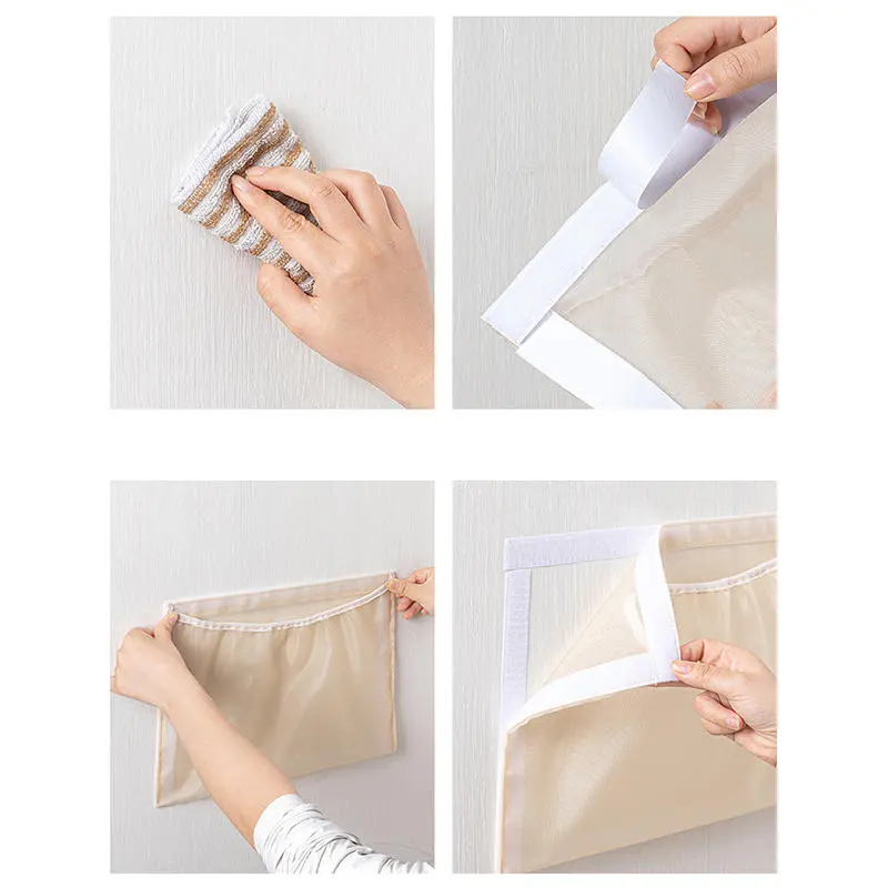 Storage hang Bag Double Sides Underwear Bra Foldable Home Organizer Wardrobe Clear Hanging Bag Tie Scarf Socks Storage Organizer