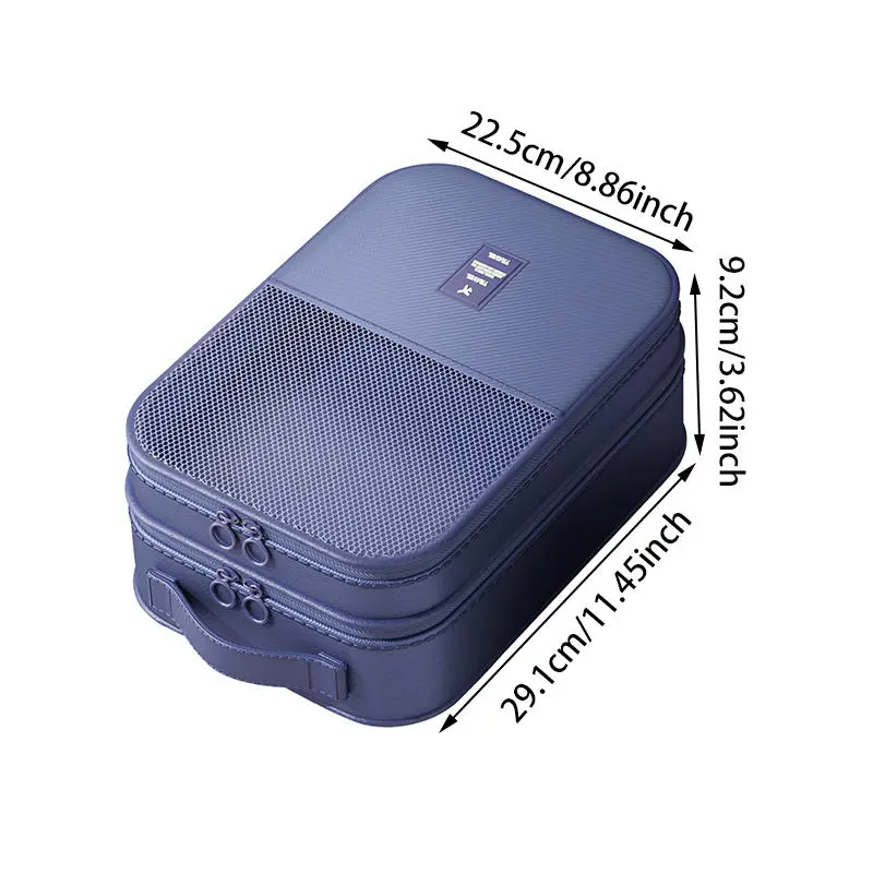 Portable Travel Shoe Storage Box Car Dedicated Dustproof Sandal Organizer Box Shoe Accessory for Easy Shoe Organization