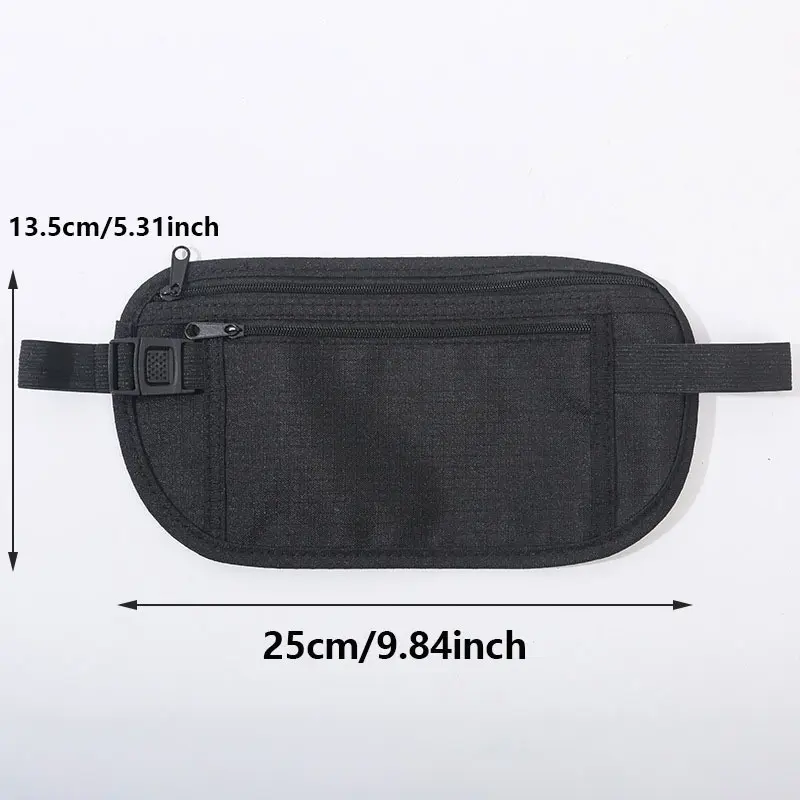 Travel Waist Packs Pouch For Passport Money Hidden Security Wallet Men Women Sport Running Bag Chest Pack Money Fanny Pack