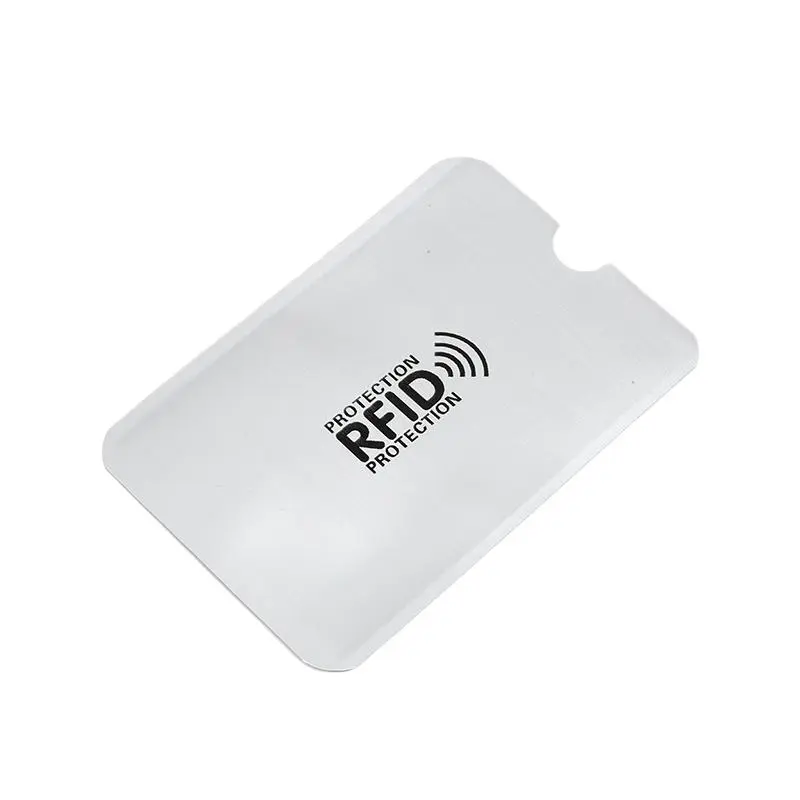 15PC Color RFID Blocking Credit Bank Card Sleeves Protector Aluminum Foil Anti-Scan Card Holder Access Control Card Keeper Case