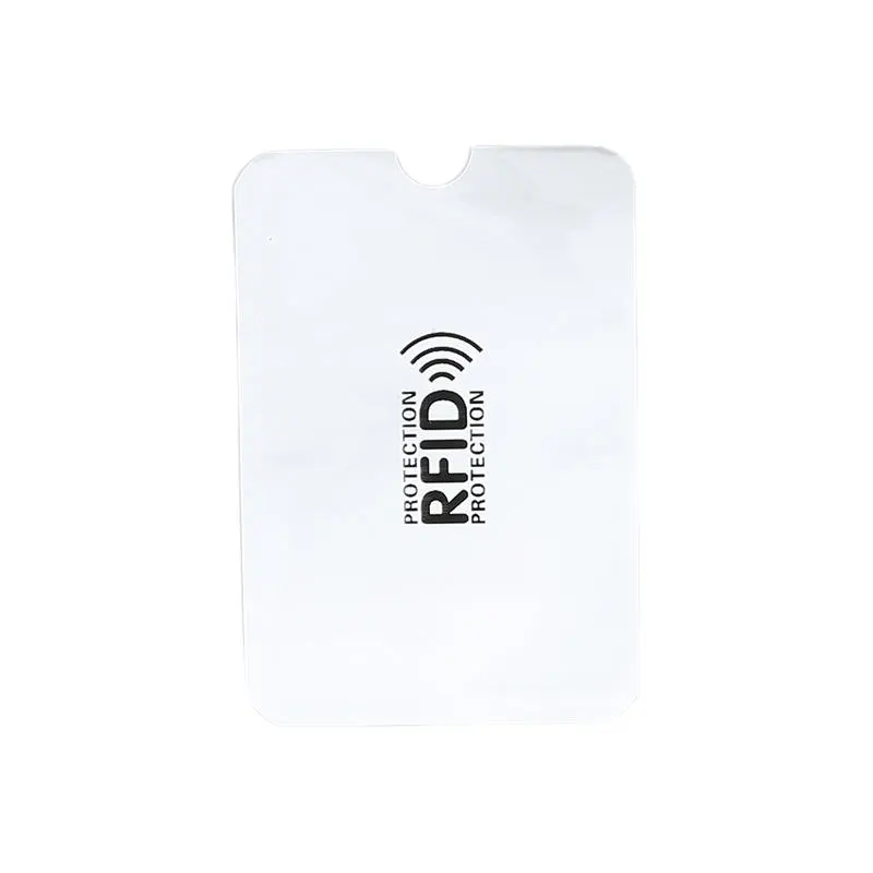 15PC Color RFID Blocking Credit Bank Card Sleeves Protector Aluminum Foil Anti-Scan Card Holder Access Control Card Keeper Case