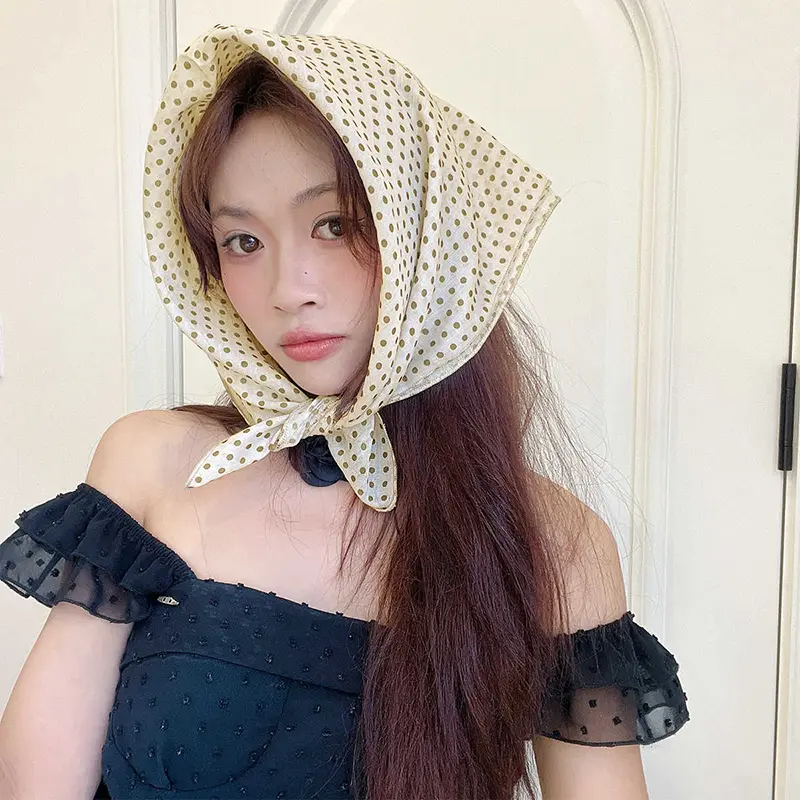 Summer Fashion Print Hairbands Scarf Women Elagant Floral Bandana Neck Kerchief Head Bands Female Scarfs Hair Accessories