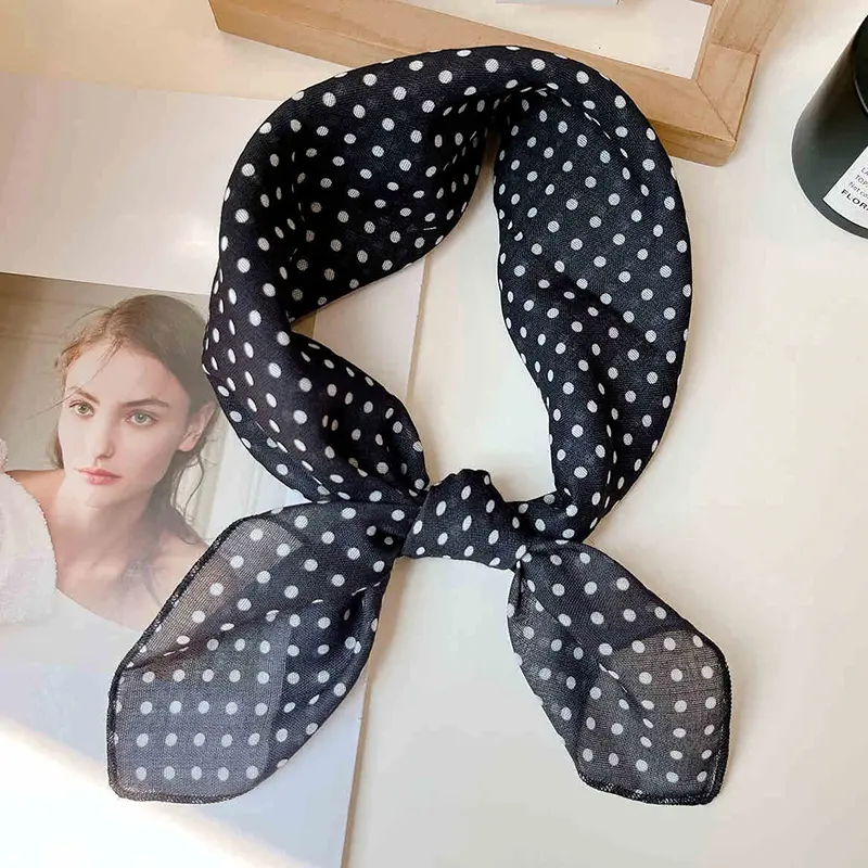 Summer Fashion Print Hairbands Scarf Women Elagant Floral Bandana Neck Kerchief Head Bands Female Scarfs Hair Accessories