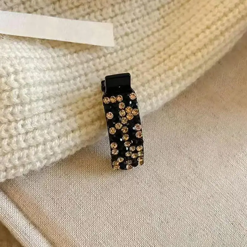 4Pcs Hairpin Creative Rhinestones Colorful Rhinestones Hairpin Shiny Cute Hair Female Hairstyle Decoration Barrettes Headwear
