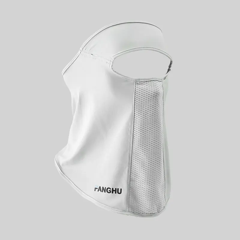 Sunscreen Mask Facial Summer Outdoor Sports Ear Cord Scarves Mask Neck Protection Face Veil with Eyeglass Hole Man