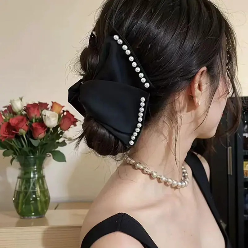 2025 New Women's Hair Clip Shark Clip Hipon Style Elegant Tail Clip Back Brain Hairpin Fashionable Elegant Hair Accessories