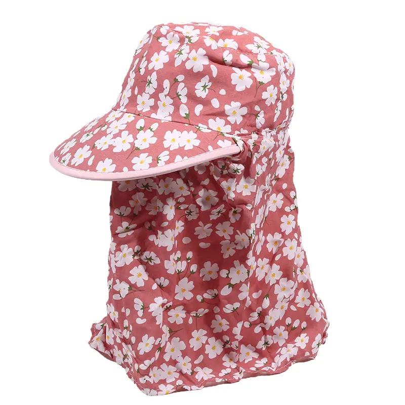 UV Protection Sun Hat Breathable Hunting Ear Flap Face Neck Protective Cover Leisure Outdoor Fishing Cap Women
