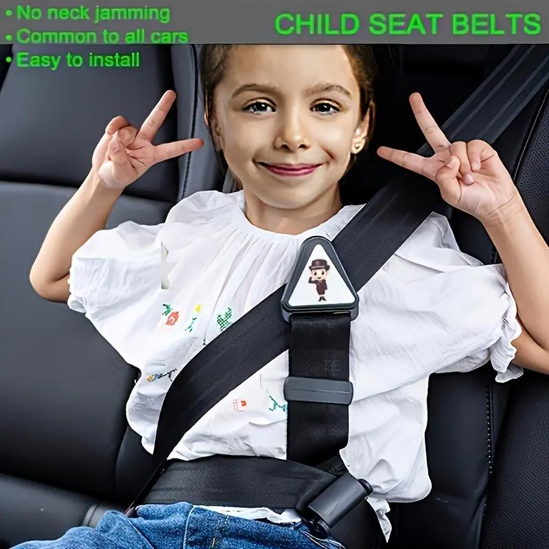 1/2pcs Adjuster Children Kid Car Safety Belt Universal Car Baby Safety Seat Strap Belt Buckle Seat Belt Correction Tape