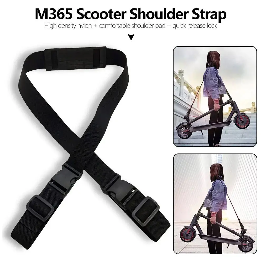 Adjustable Electric Bike Shoulder Strap - Non-Slip Nylon Carrying Belt For Skateboard, Kick Scooter-1/2pcs Shoulder Strap Belt