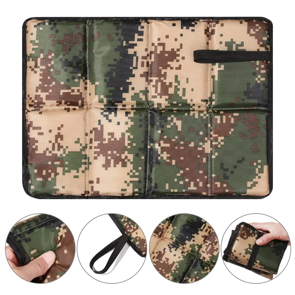 Folding Camping Mat Portable Outdoor Oxford Cloth Waterproof Foam Sitting Prevent Dirty Hiking Small Seat Pad