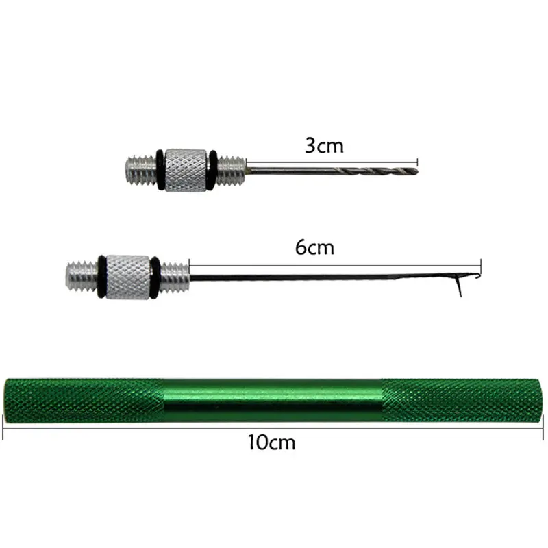 3-in-1 Carp Fishing Rigging Bait Needle Boilies Drill Stringer Pellet Splicing Puller Loading Accessories Kit Fish Tools Set
