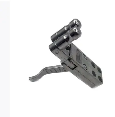 1PC Two-axis Linkage Disperser Mechanical Launcher Outdoor Slingshot Accessories Automatic Reset Scatterer Zinc Alloy Plaything