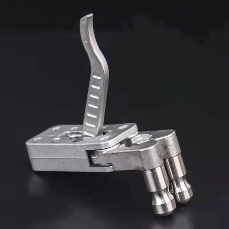 1PC Two-axis Linkage Disperser Mechanical Launcher Outdoor Slingshot Accessories Automatic Reset Scatterer Zinc Alloy Plaything